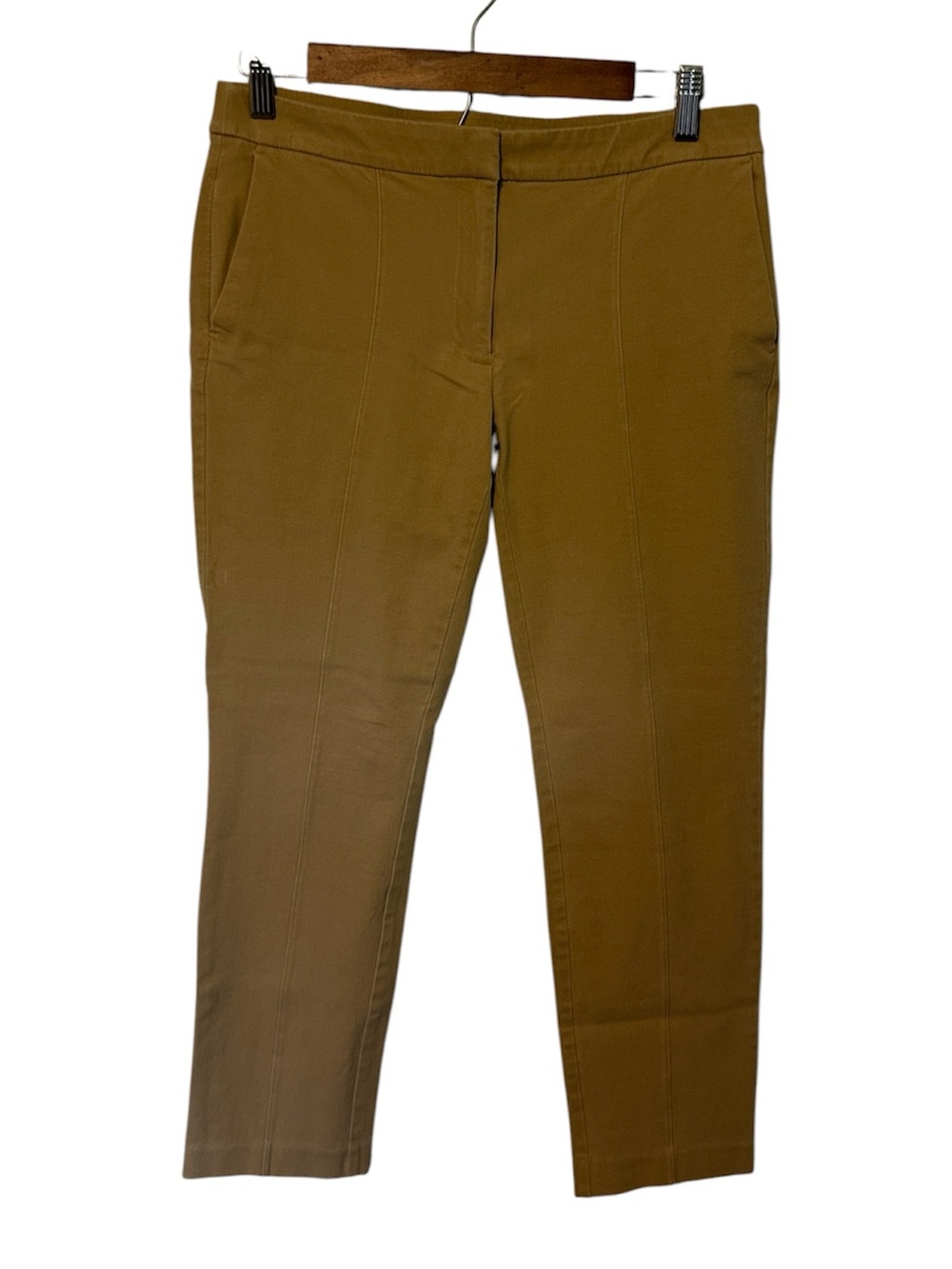 J. Jill Premium Bi-Stretch Khaki Pants Center Seam Straight Leg 6 Business Work